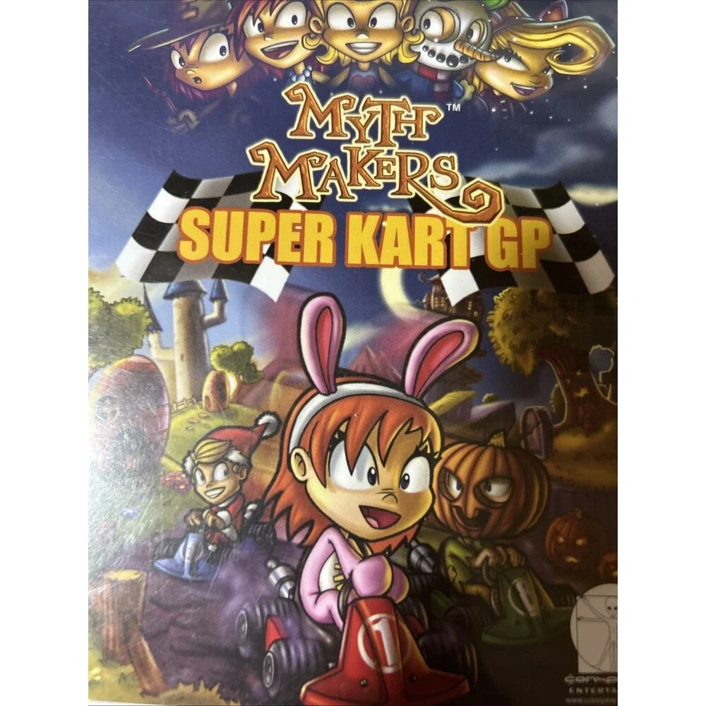 Myth Makers: Super Kart GP - Nintendo Wii - (Original Case+Disc) Has Manual Game